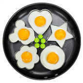 Nerezová oceľová omeleta na palacinky, forma na omeletu, nástroje na varenie omelety, kuchynské doplnky, gadgety