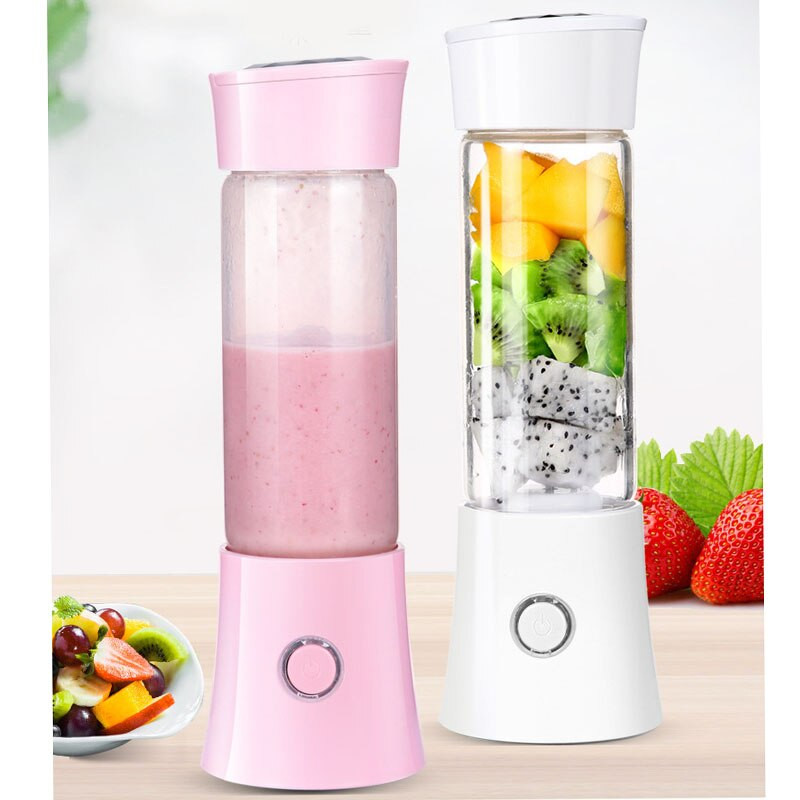 480ml prenosný odšťavovač na poháre, elektrický USB nabíjateľný smoothie mixér, mixér, mini odšťavovač, rýchloobrátkový robot