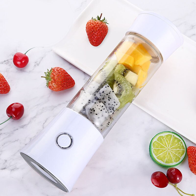 480ml prenosný odšťavovač na poháre, elektrický USB nabíjateľný smoothie mixér, mixér, mini odšťavovač, rýchloobrátkový robot