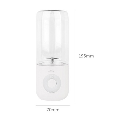 500 ml elektrinė sulčiaspaudė Pochlebcas Blender Cup Mini nešiojamasis USB šešių peilių maišytuvai Belaidžiai spaudai Sulčiaspaudės Įkrovimas Rankinė sulčiaspaudė