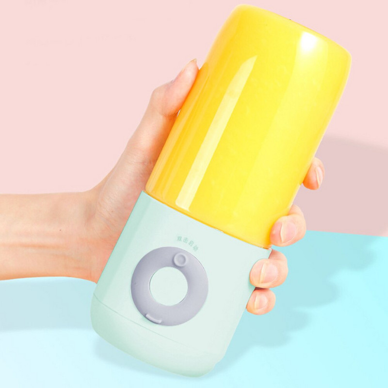 500 ml elektrinė sulčiaspaudė Pochlebcas Blender Cup Mini nešiojamasis USB šešių peilių maišytuvai Belaidžiai spaudai Sulčiaspaudės Įkrovimas Rankinė sulčiaspaudė