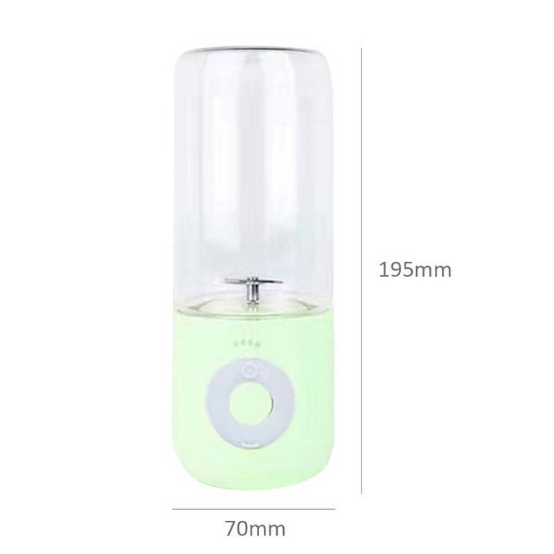 500 ml elektrinė sulčiaspaudė Pochlebcas Blender Cup Mini nešiojamasis USB šešių peilių maišytuvai Belaidžiai spaudai Sulčiaspaudės Įkrovimas Rankinė sulčiaspaudė