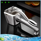 PANPANDA Kuchynský manuálny odšťavovač z nehrdzavejúcej ocele 304, prenosný pomarančový džús, citrónový džús, tlakový odšťavovač trosky