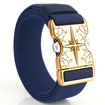 Moderna tekstila josta vīriešiem ar metāla aizdari