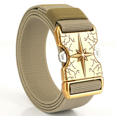 Moderna tekstila josta vīriešiem ar metāla aizdari