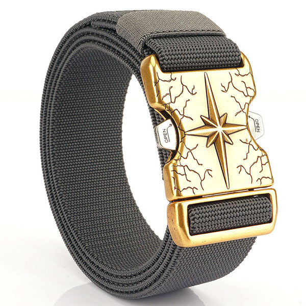 Moderna tekstila josta vīriešiem ar metāla aizdari