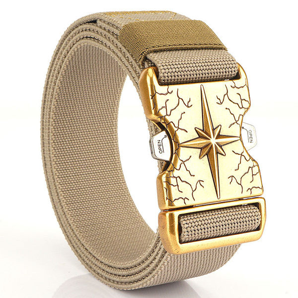 Moderna tekstila josta vīriešiem ar metāla aizdari