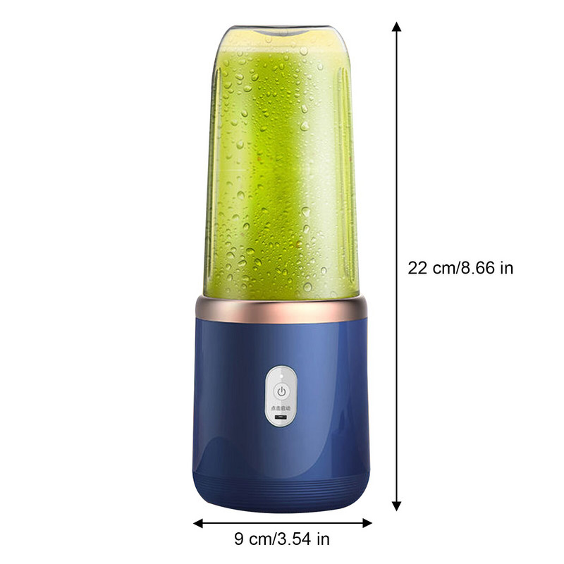 400ML prenosné elektrické odšťavovače, dvojité šálky, USB mixér na ovocie, mini odšťavovač pomarančov, kuchynské domáce spotrebiče