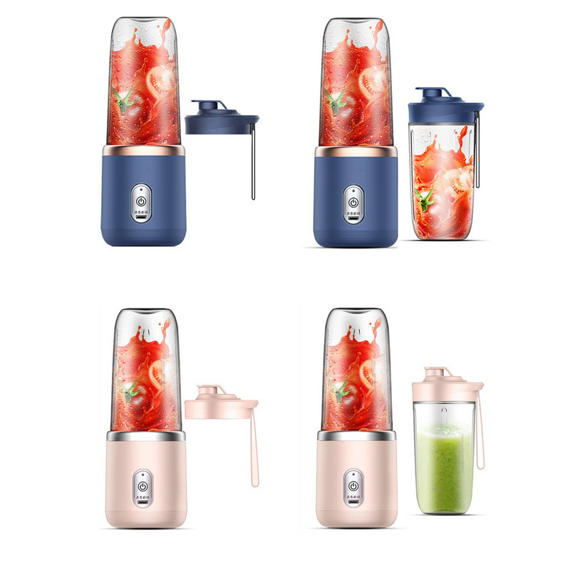 400ML prenosné elektrické odšťavovače, dvojité šálky, USB mixér na ovocie, mini odšťavovač pomarančov, kuchynské domáce spotrebiče