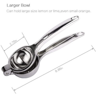 Ručný odšťavovač z nehrdzavejúcej ocele, kuchynský bar, odšťavovač na citróny a citrusové plody, lis na limetky, gadget na výrobu citrusových štiav, kuchynské príslušenstvo