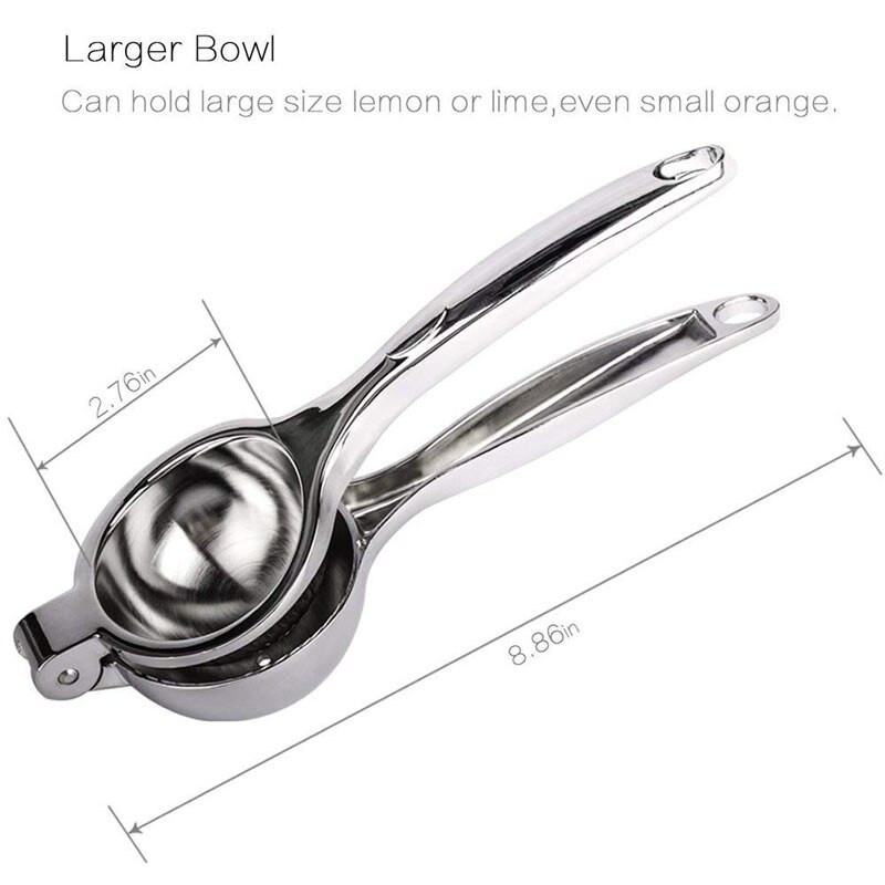 Ručný odšťavovač z nehrdzavejúcej ocele, kuchynský bar, odšťavovač na citróny a citrusové plody, lis na limetky, gadget na výrobu citrusových štiav, kuchynské príslušenstvo