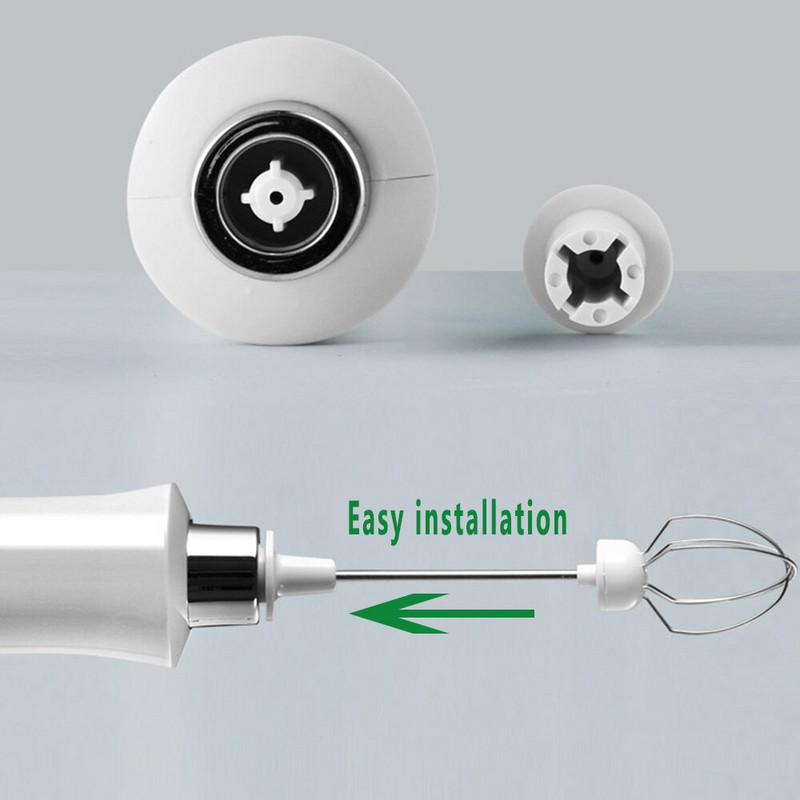 Viboelos elektrický napeňovač mlieka, 3 v 1 nabíjateľný, prenosný, ručný, vysokorýchlostný, mixér na nápoje, napenovacia tyčinka na kávu