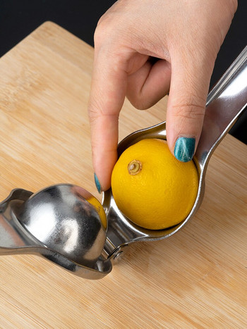 Εγχειρίδιο αποχυμωτή φρούτων Citrus Take Out Λεμονοστίφτης Αποχυμωτές πορτοκαλιού από ανοξείδωτο ατσάλι Εργαλείο κουζίνας Τύπος χεριού Juic Juice Metal Mini