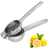 Augstas kvalitātes nerūsējošā tērauda citronu spiede Lieljaudas masīva metāla spiedes bļoda Manuāla citrusaugļu spiede Sulu spiede Laima spiede Virtuves piederumi