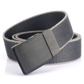 Vyriškas tekstilinis diržas su metaline užsegimu - švarus modelis