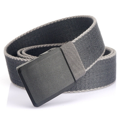Vyriškas tekstilinis diržas su metaline užsegimu - švarus modelis