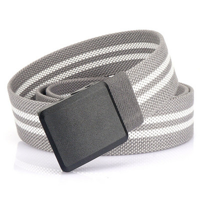 Vyriškas tekstilinis diržas su metaline užsegimu - švarus modelis