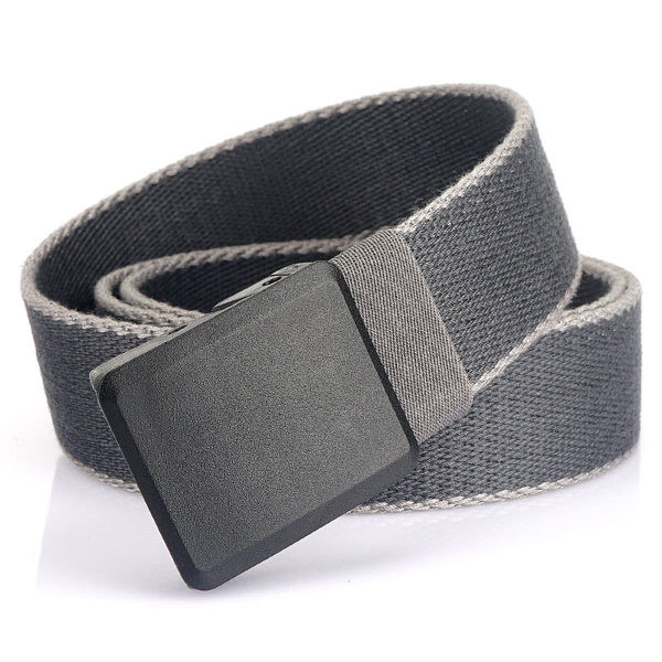 Vyriškas tekstilinis diržas su metaline užsegimu - švarus modelis