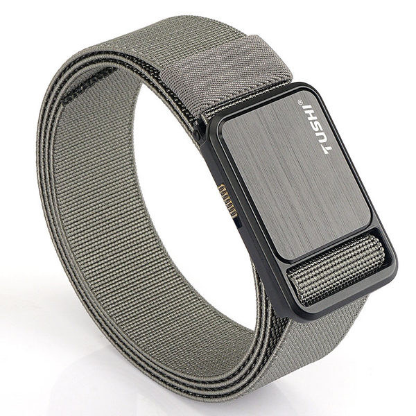 Cureaua de barbati textila cu catarama dreptunghiulara