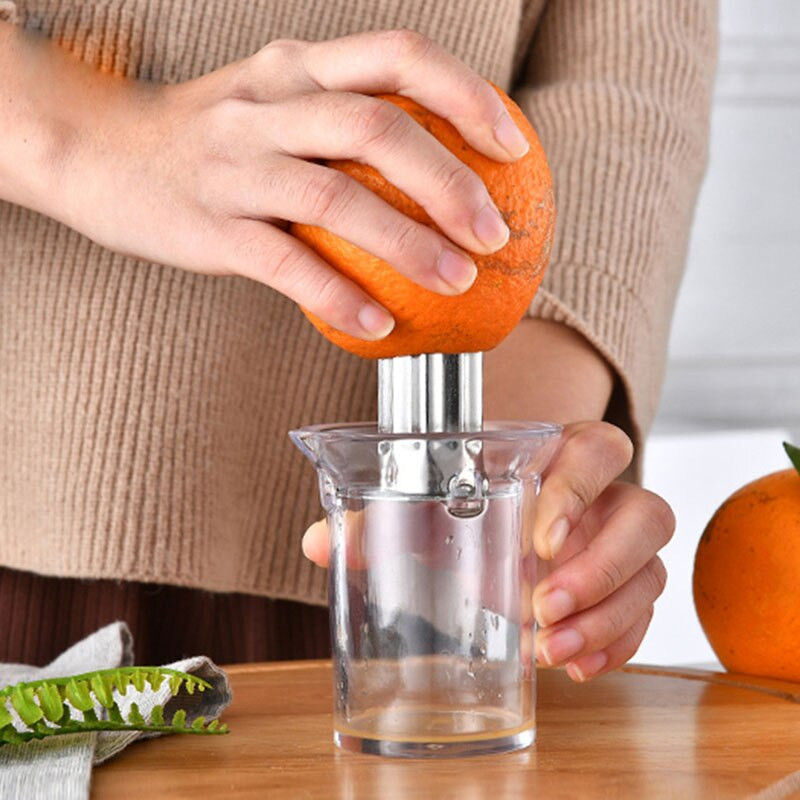 Ručný odšťavovač na citrusy, prenosný odšťavovač z nehrdzavejúcej ocele, citrón a pomaranč, manuálne odšťavovače na ovocie, nástroje na lisovanie odšťavovačov, kuchynské príslušenstvo
