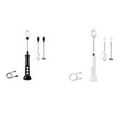 Elektrický napeňovač mlieka, ručný napeňovač s 3 nerezovými metličkami na kávu, 3 rýchlosti, nabíjateľný mixér na nápoje s USB