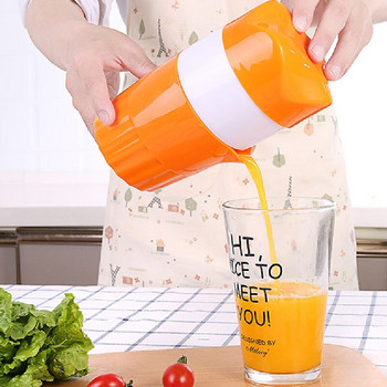 Χειροκίνητος αποχυμωτής 300ml Citrus Orange Lemon Fruit Squeeer 100% Original Juice Child Healthy Life Potable Blender Home Drop Shipping