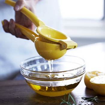 Lemon Squeezer Hend Held Juicer Double Bowl Metal Lemon Lime Squeezer Manual Orange Citrus Press Juicer Squeeze Kitchen Tools