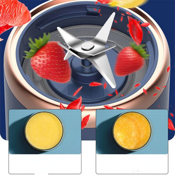 400ml Φορητός Αποχυμωτής Κύπελλο Αποχυμωτή Φλιτζάνι χυμών φρούτων Αυτόματος μικρός ηλεκτρικός αποχυμωτής Smoothie Blender Cup Επεξεργαστής τροφίμων