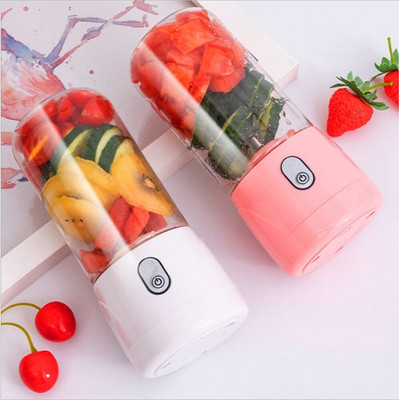 400ml prenosný mixér USB elektrický odšťavovač ovocia ručný smoothie mixér miešanie dobíjateľný mini pohár na džús
