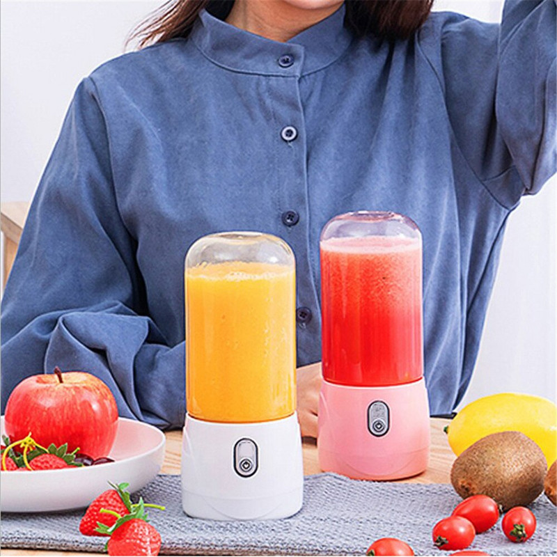 400ml prenosný mixér USB elektrický odšťavovač ovocia ručný smoothie mixér miešanie dobíjateľný mini pohár na džús