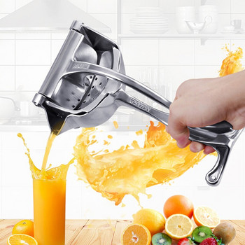 Многофункционална малка домакинска машина за портокалов сок от алуминиева сплав, ръчна сокоизстисквачка, кухненска преносима сокоизстисквачка за плодове