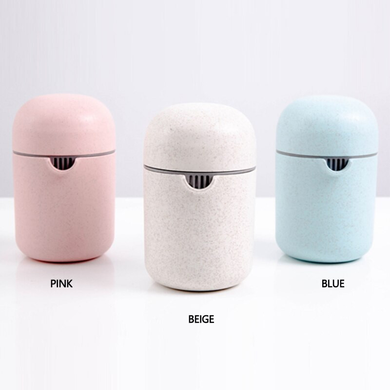 Nešiojama buitinė mini rankinė vaisių sulčiaspaudė kviečių šiaudų originali citrinų apelsinų citrusinių vaisių sulčių aparatas buteliukas virtuvės įrankis