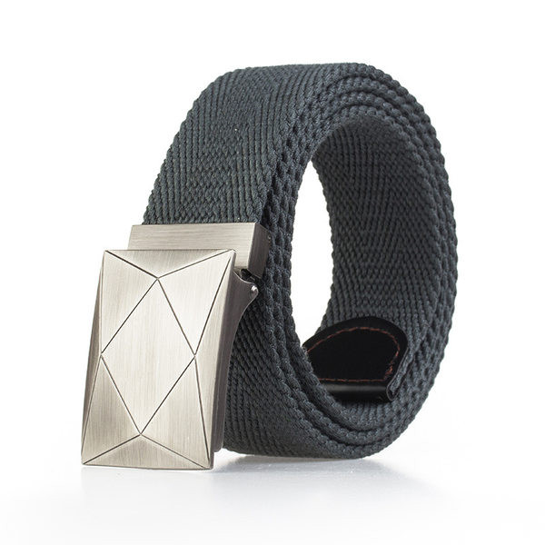 Cureaua de barbati textila cu catarama dreptunghiulara