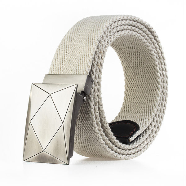 Cureaua de barbati textila cu catarama dreptunghiulara