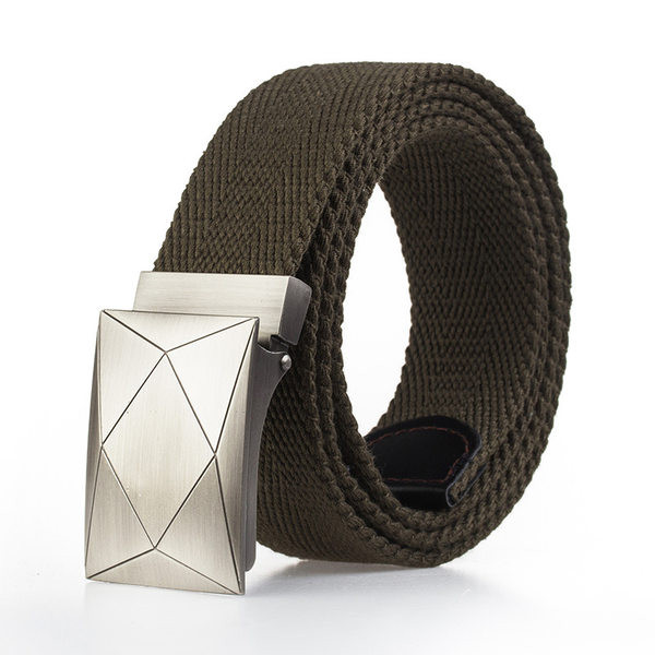 Cureaua de barbati textila cu catarama dreptunghiulara