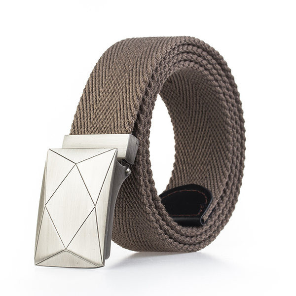 Cureaua de barbati textila cu catarama dreptunghiulara