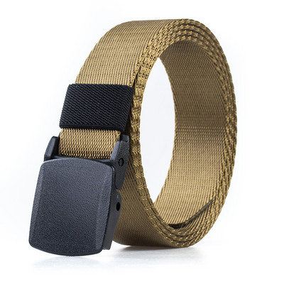 Curea de culoare uni pentru barbati cu catarama metalica