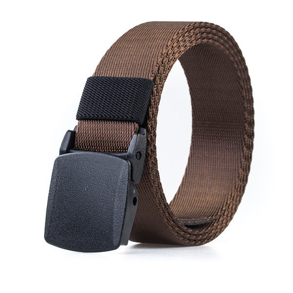 Curea de culoare uni pentru barbati cu catarama metalica