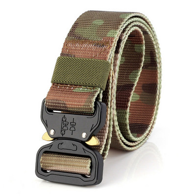 Športový textilný opasok s kovovým zapínaním