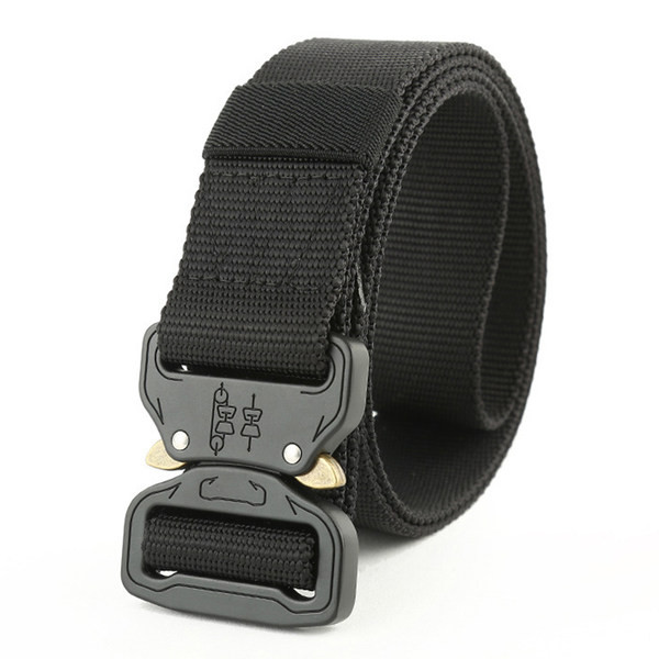 Športový textilný opasok s kovovým zapínaním