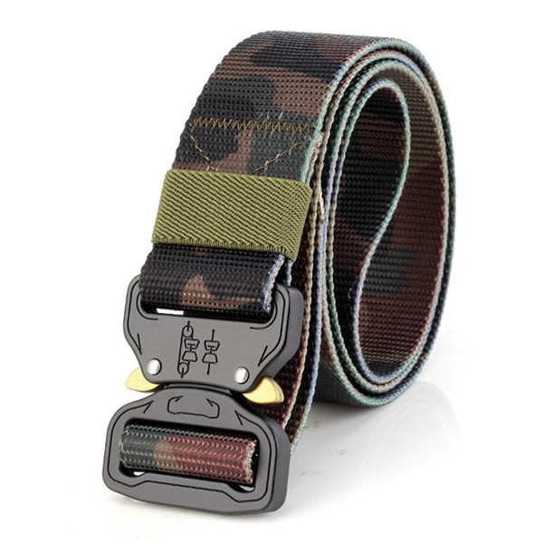 Športový textilný opasok s kovovým zapínaním