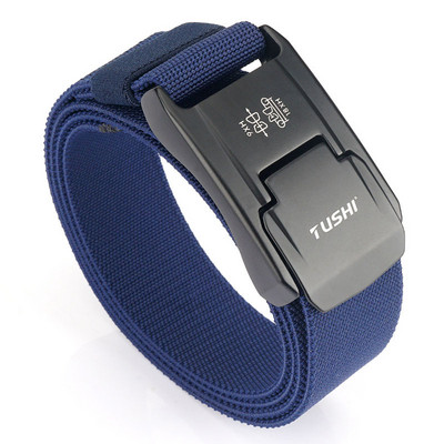 Cureaua pentru barbati textila cu catarama din aliaj de aluminiu