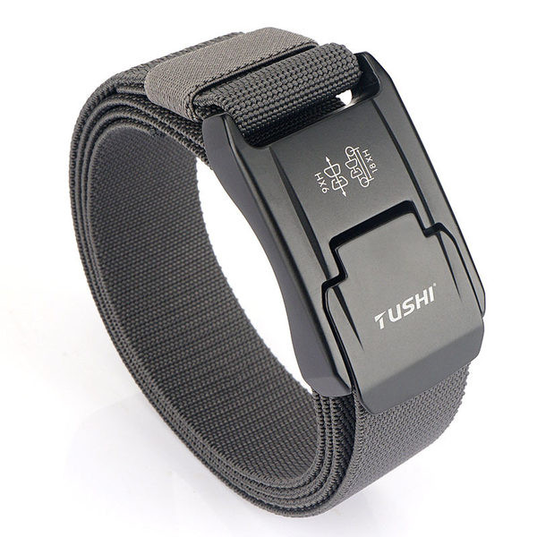 Cureaua pentru barbati textila cu catarama din aliaj de aluminiu