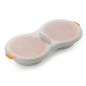 Dvojitý odtokový parník na vajcia Forma na vajcia Kuchynské príslušenstvo Kuchynské spotrebiče Príslušenstvo na pečenie Dutý parník do mikrovlnnej rúry