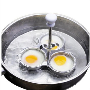 Ανοξείδωτο ατσάλι Egg Poacher Ρυθμιζόμενο 3 Grid Steamer Eggs Boiler Multifunction Home Κουζίνα Gadgets Egg Cooker Egg Κουζινικά σκεύη
