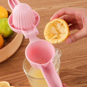Креативна проста ръчна лимоноизстисквачка Домакинска удебелена пластмасова оранжева лимонова скоба Кухненска многофункционална сокоизстисквачка Инструменти за плодове