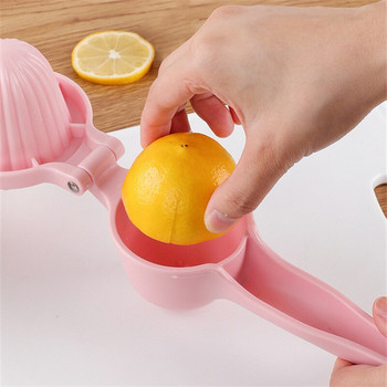 Креативна проста ръчна лимоноизстисквачка Домакинска удебелена пластмасова оранжева лимонова скоба Кухненска многофункционална сокоизстисквачка Инструменти за плодове