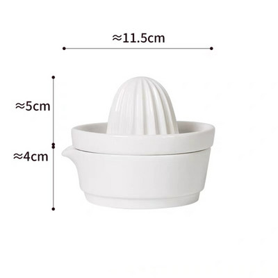 Keramický manuálny odšťavovač na pomaranče a citróny, domáci biely porcelánový odšťavovač na citróny, multifunkčné ovocné nástroje, kuchynské pomôcky