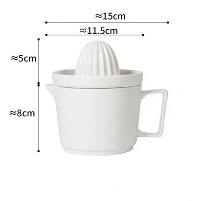 Keramický manuálny odšťavovač na pomaranče a citróny, domáci biely porcelánový odšťavovač na citróny, multifunkčné ovocné nástroje, kuchynské pomôcky