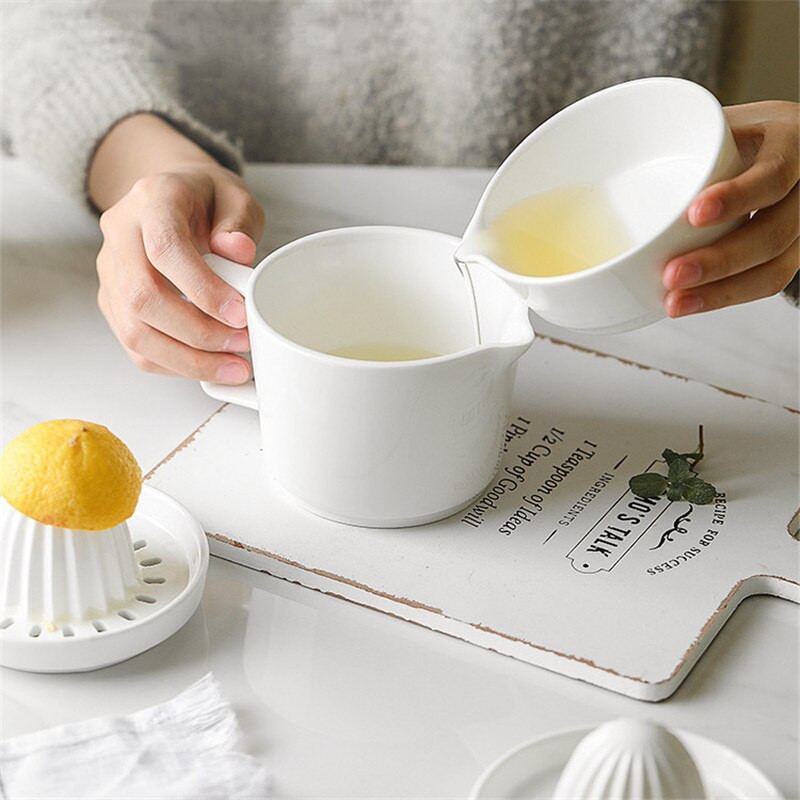 Keramický manuálny odšťavovač na pomaranče a citróny, domáci biely porcelánový odšťavovač na citróny, multifunkčné ovocné nástroje, kuchynské pomôcky